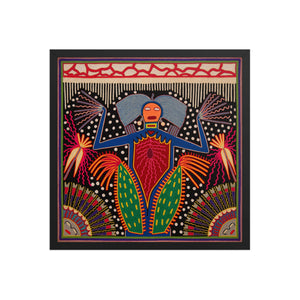 Huichol Yarn Painting Print • L - 255 - Huichol Arts