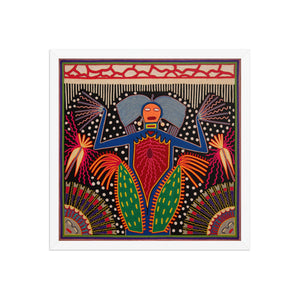 Huichol Yarn Painting Print • L - 255 - Huichol Arts