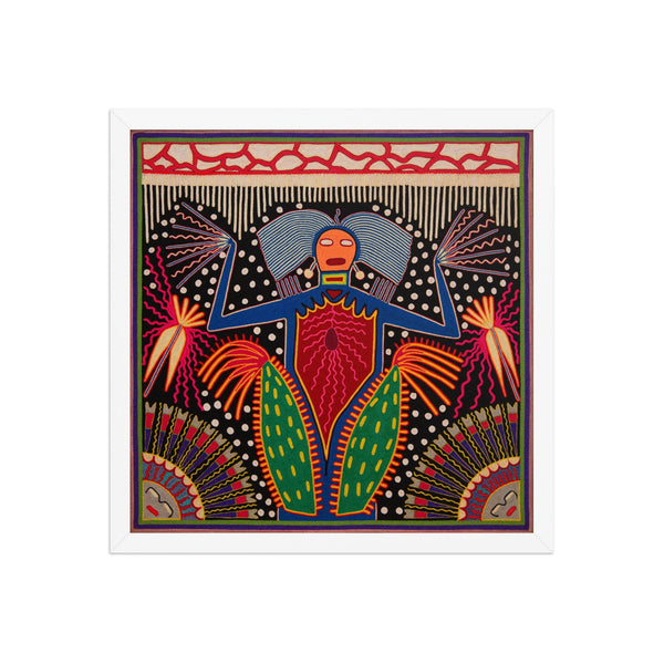 Huichol Yarn Painting Print • L - 255 - Huichol Arts
