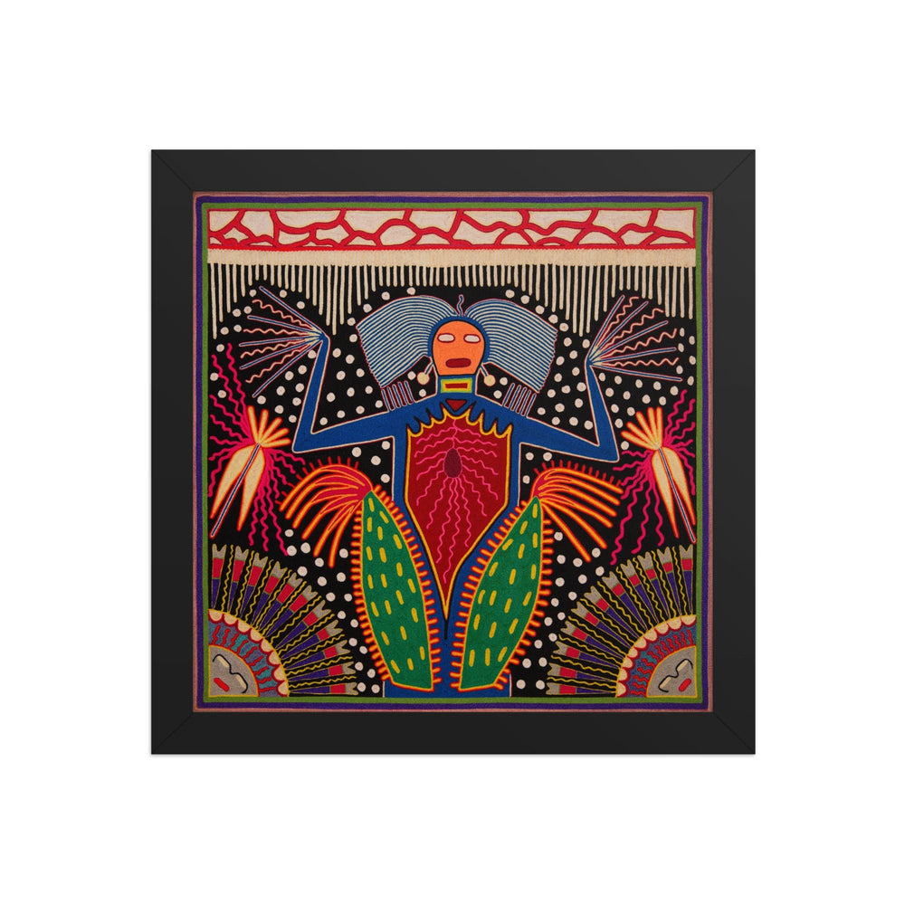 Huichol Yarn Painting Print • L - 255 - Huichol Arts