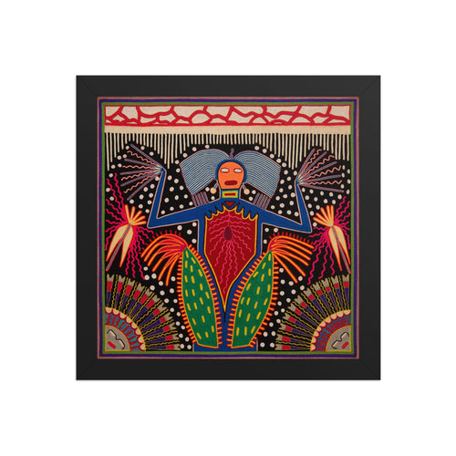 Huichol Yarn Painting Print • L - 255 - Huichol Arts