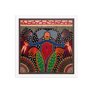 Huichol Yarn Painting Print • L - 255 - Huichol Arts