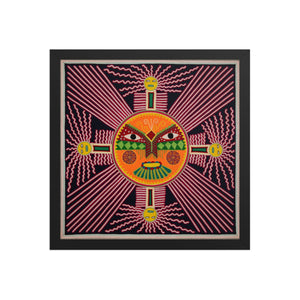 Huichol Yarn Painting Print • L - 257 - Huichol Arts
