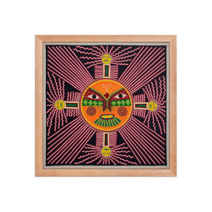 Huichol Yarn Painting Print • L - 257 - Huichol Arts