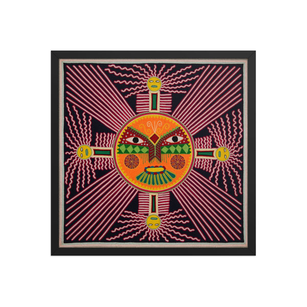 Huichol Yarn Painting Print • L - 257 - Huichol Arts