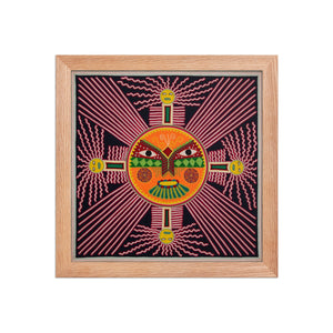 Huichol Yarn Painting Print • L - 257 - Huichol Arts