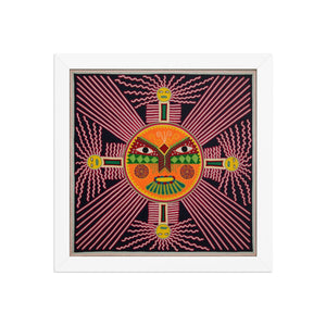 Huichol Yarn Painting Print • L - 257 - Huichol Arts