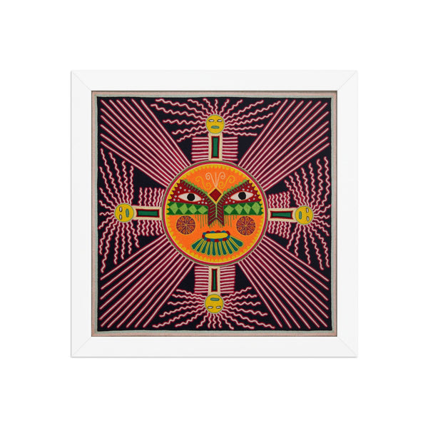 Huichol Yarn Painting Print • L - 257 - Huichol Arts