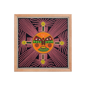 Huichol Yarn Painting Print • L - 257 - Huichol Arts