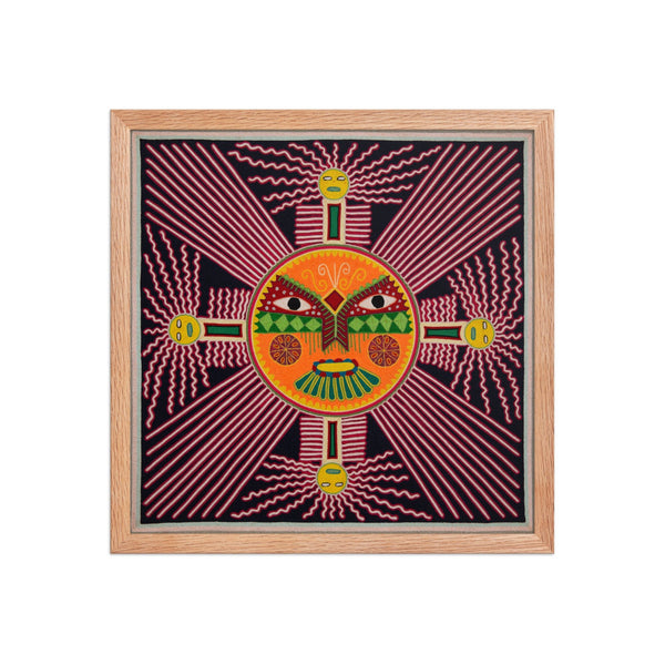 Huichol Yarn Painting Print • L - 257 - Huichol Arts