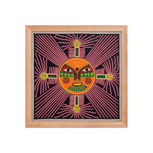 Huichol Yarn Painting Print • L - 257 - Huichol Arts