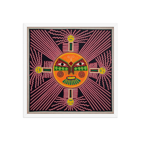 Huichol Yarn Painting Print • L - 257 - Huichol Arts
