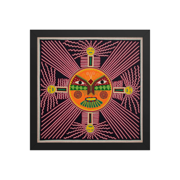 Huichol Yarn Painting Print • L - 257 - Huichol Arts