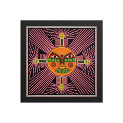 Huichol Yarn Painting Print • L - 257 - Huichol Arts