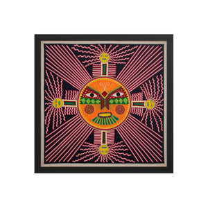 Huichol Yarn Painting Print • L - 257 - Huichol Arts