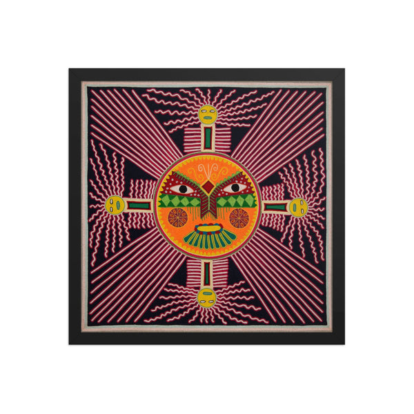 Huichol Yarn Painting Print • L - 257 - Huichol Arts