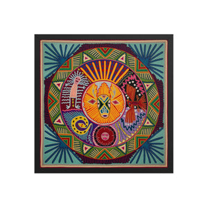 Huichol Yarn Painting Print • L - 260 - Huichol Arts
