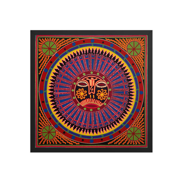 Huichol Yarn Painting Print • L - 261 - Huichol Arts