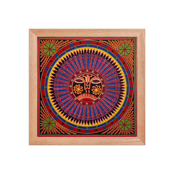 Huichol Yarn Painting Print • L - 261 - Huichol Arts