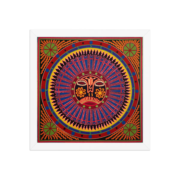 Huichol Yarn Painting Print • L - 261 - Huichol Arts