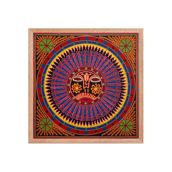 Huichol Yarn Painting Print • L - 261 - Huichol Arts