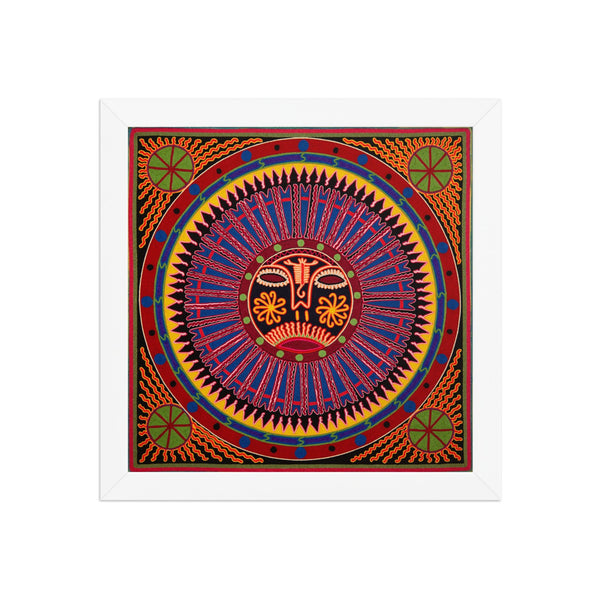 Huichol Yarn Painting Print • L - 261 - Huichol Arts