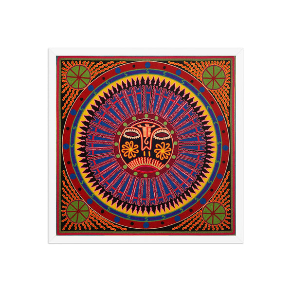 Huichol Yarn Painting Print • L - 261 - Huichol Arts