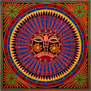 Huichol Yarn Painting Print • L - 261 - Huichol Arts