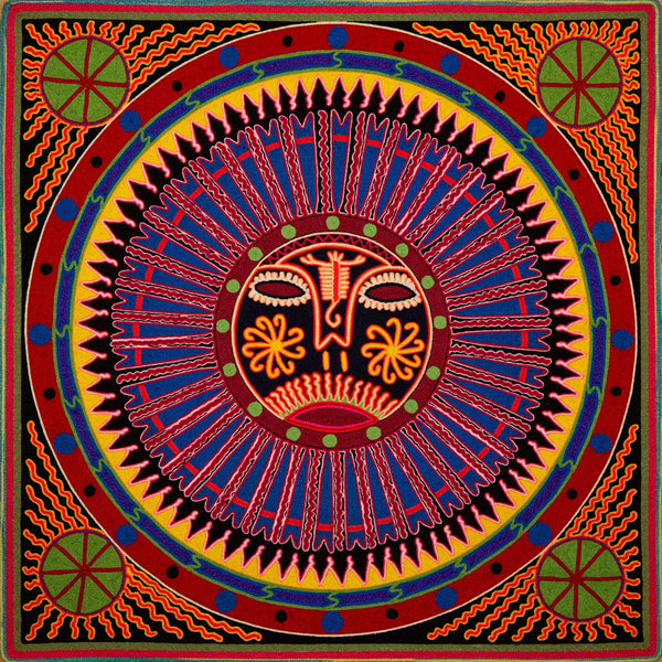 Huichol Yarn Painting Print • L - 261 - Huichol Arts