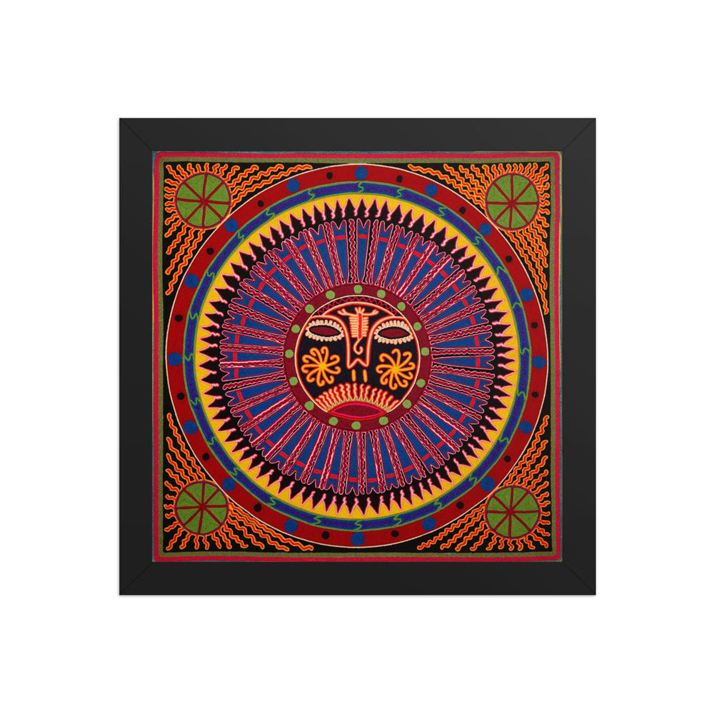 Huichol Yarn Painting Print • L - 261 - Huichol Arts