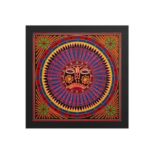 Huichol Yarn Painting Print • L - 261 - Huichol Arts