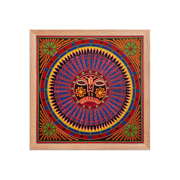 Huichol Yarn Painting Print • L - 261 - Huichol Arts