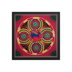 Huichol Yarn Painting Print • L - 263 - Huichol Arts