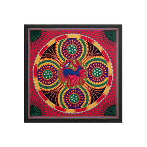 Huichol Yarn Painting Print • L - 263 - Huichol Arts