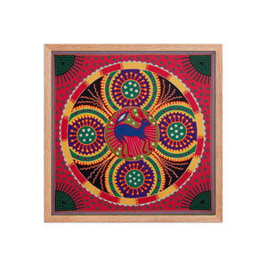 Huichol Yarn Painting Print • L - 263 - Huichol Arts