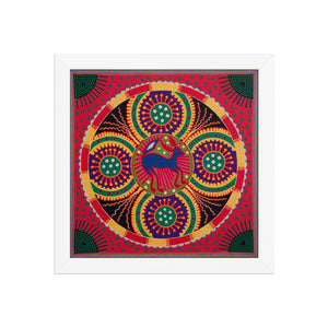 Huichol Yarn Painting Print • L - 263 - Huichol Arts