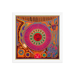 Huichol Yarn Painting Print • L - 266 - Huichol Arts