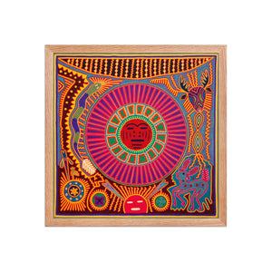 Huichol Yarn Painting Print • L - 266 - Huichol Arts
