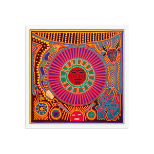 Huichol Yarn Painting Print • L - 266 - Huichol Arts