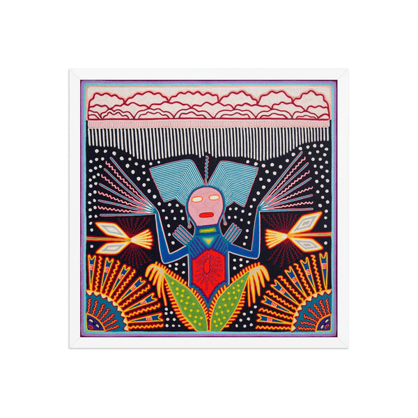 Huichol Yarn Painting Print • L - 267 - Huichol Arts