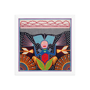 Huichol Yarn Painting Print • L - 267 - Huichol Arts