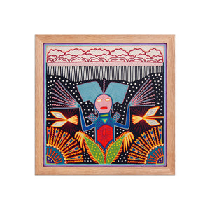 Huichol Yarn Painting Print • L - 267 - Huichol Arts