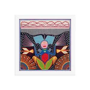 Huichol Yarn Painting Print • L - 267 - Huichol Arts
