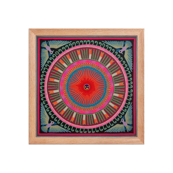 Huichol Yarn Painting Print • L - 268 - Huichol Arts