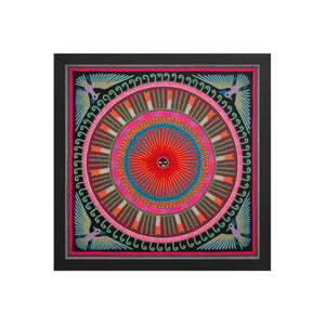 Huichol Yarn Painting Print • L - 268 - Huichol Arts