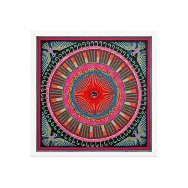 Huichol Yarn Painting Print • L - 268 - Huichol Arts
