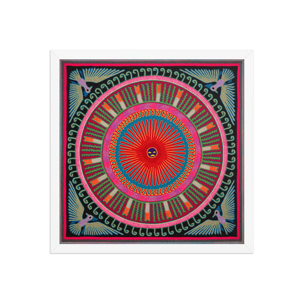 Huichol Yarn Painting Print • L - 268 - Huichol Arts