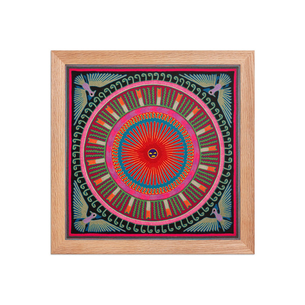 Huichol Yarn Painting Print • L - 268 - Huichol Arts