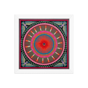 Huichol Yarn Painting Print • L - 268 - Huichol Arts