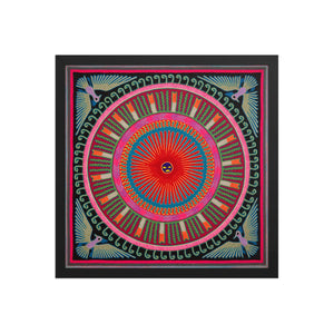 Huichol Yarn Painting Print • L - 268 - Huichol Arts